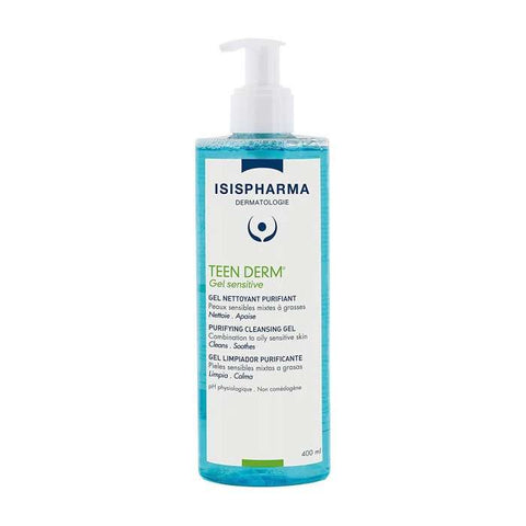 Teen Derm Gel Sensitive 400 ML - ISISPHARMA