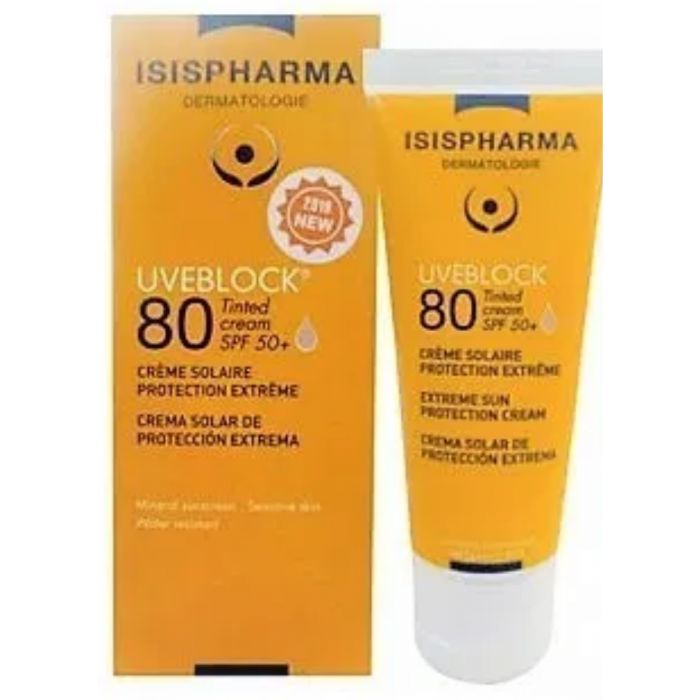 Uveblock 80 Creme Teintee - ISISPHARMA