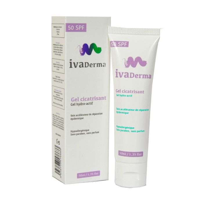 Gel Cicatrisant SPF 50 Gel Hydro Actif 50 ML - IVADERMA