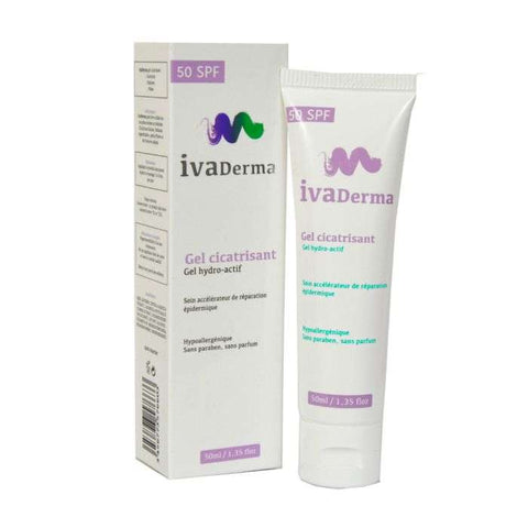 Gel Cicatrisant SPF 50 Gel Hydro Actif 50 ML - IVADERMA