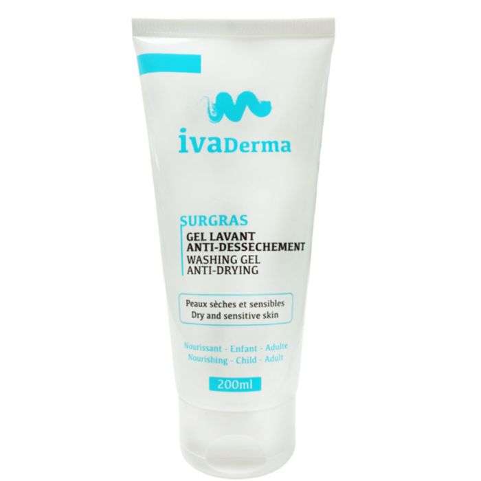 Gel Surgras Nettoyant Anti Dessechement 200ML - IVADERMA
