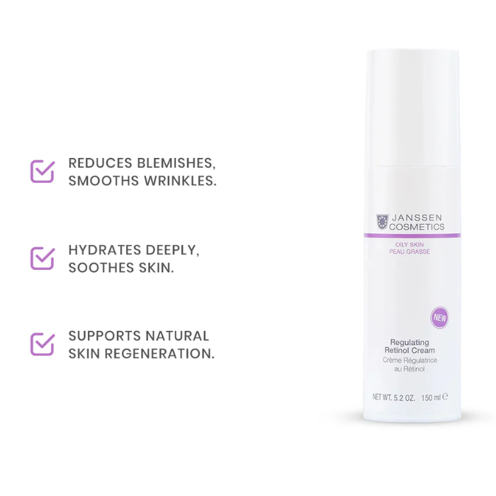 Creme Regulatrice au Retinol Peau Grasse 150 ML - JANSSEN COSMETICS