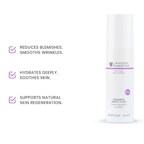 Creme Regulatrice au Retinol Peau Grasse 150 ML - JANSSEN COSMETICS
