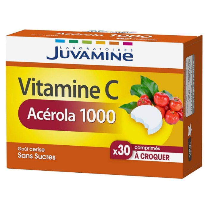 Vitamine C Acerola 1000 30 Comprimes - JUVAMINE
