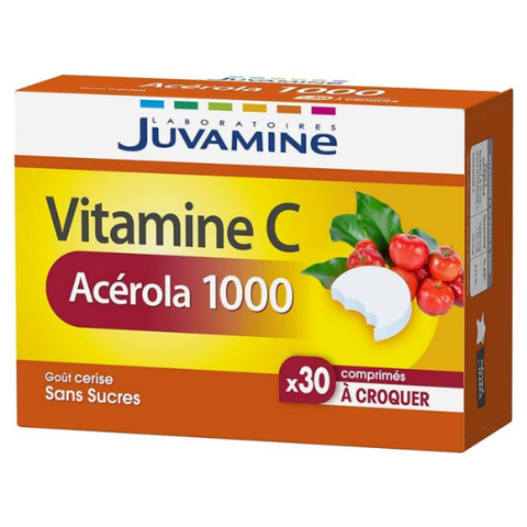 Vitamine C Acerola 1000 30 Comprimes - JUVAMINE