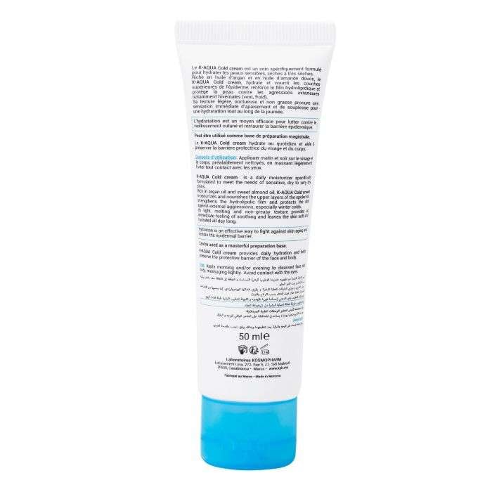 K Aqua Cold Cream Peaux Seches A Tres Seches 50 ML - KALINE