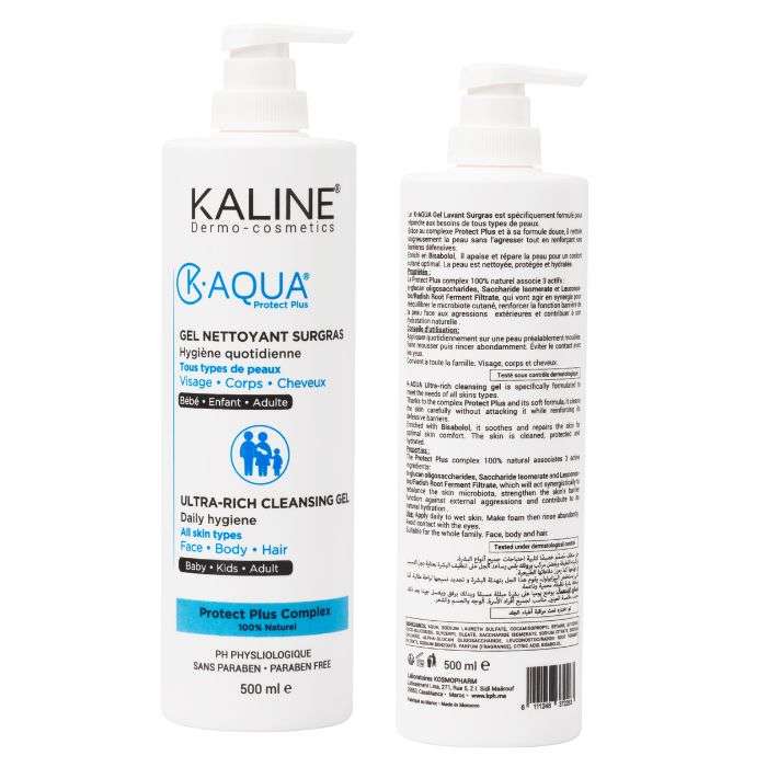 K Aqua Gel Nettoyant Surgras 500 ML - KALINE