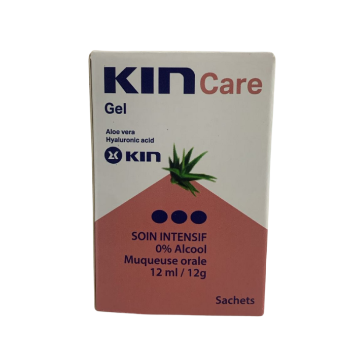 Care Gel Aloe Vera Hyaluronic Acid Soin Intensif Muqueuse Orale 12 ML - KIN