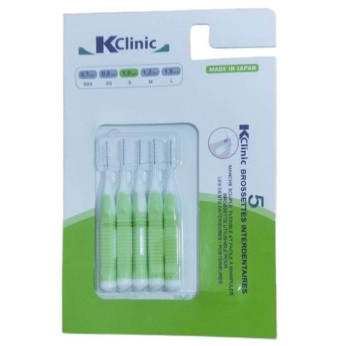 Kclinic Brossettes Interdentaires Vert 1.0 Mm 5 Unites - KIN