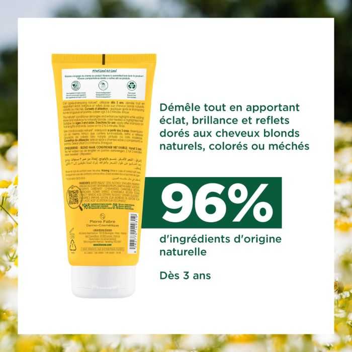 Baume Apres Shampoing A la Camomille 200 ML - KLORANE