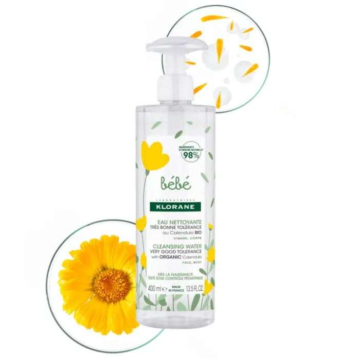 Bebe Eau Nettoyante au Clendula BIO 400 ML - KLORANE