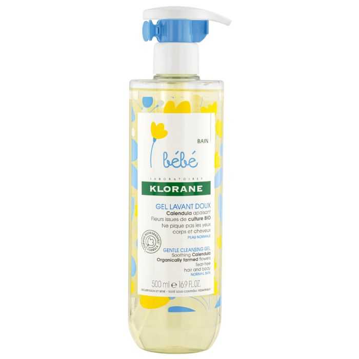 Bebe Gel Lavant Doux au Calendula 500 ML - KLORANE