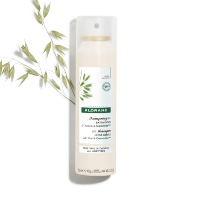 Lait D'avoine Shampooing Sec Extra Doux Spray Tous Types de Cheveux 150 ML - KLORANE