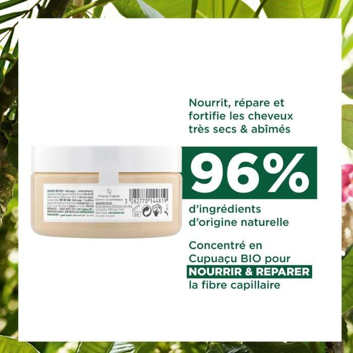 Masque Reparation au Beurre de Cupuacu 150 ML - KLORANE