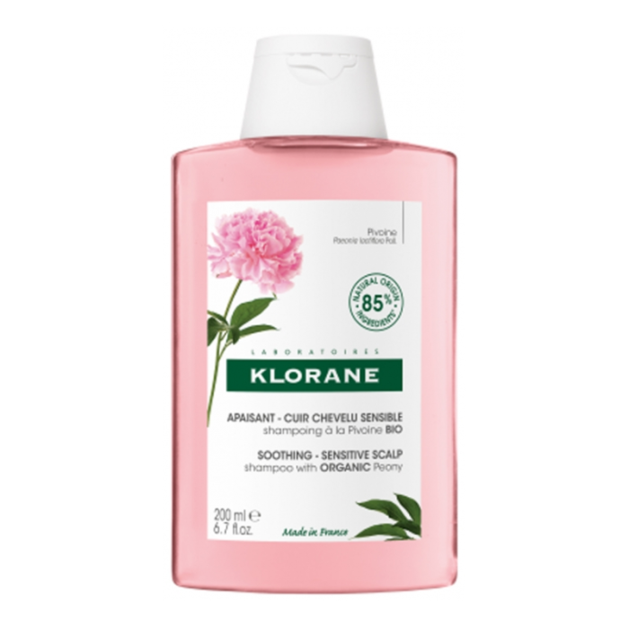 Shampoing Apaisant A la Pivoine Cuir Chevelu Sensible 200 ML - KLORANE