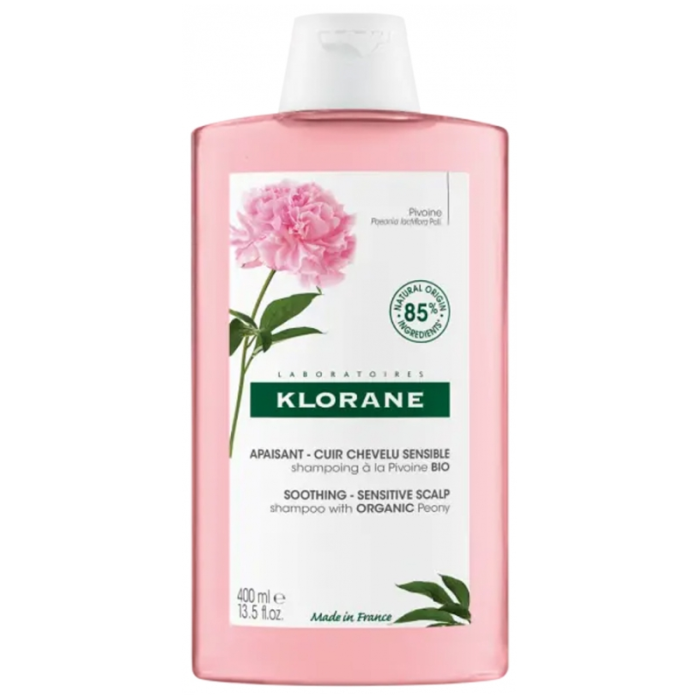 Shampoing Apaisant A la Pivoine Cuir Chevelu Sensible 400 ML - KLORANE