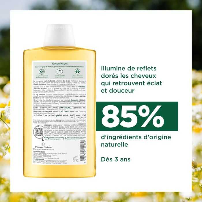 Shampooing A la Camomille Reflets Blonds 200 ML - KLORANE
