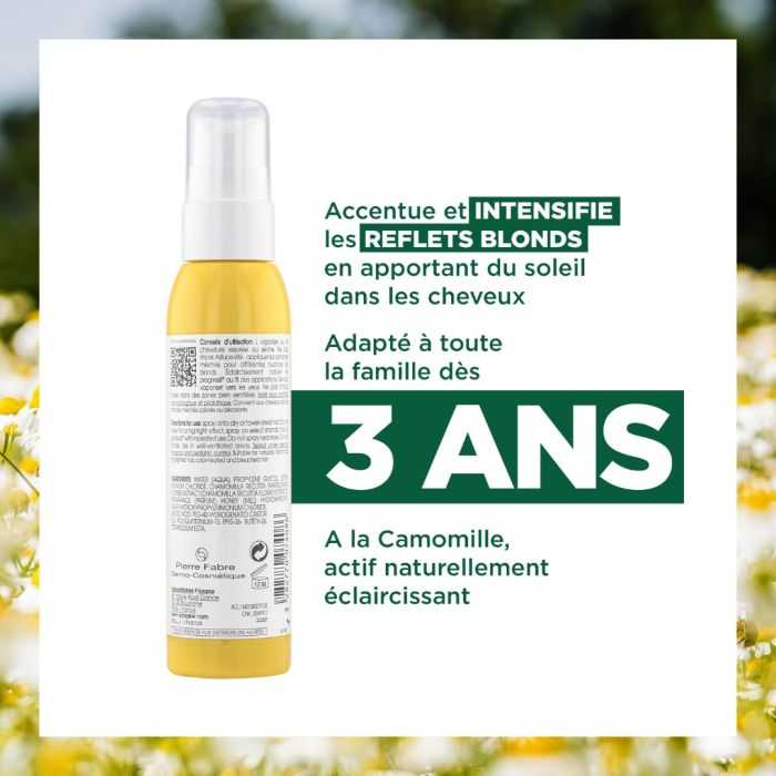 Spray A la Camomille Illumine Cheveux Blonds 100 ML - KLORANE