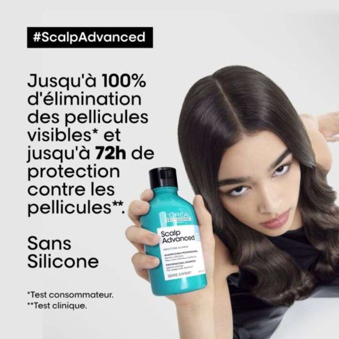 L'oreal Professionnel Scalp Advanced Shampooing Dermo Clarifiant 300 ML - L'OREAL PROFESSIONNEL PARIS