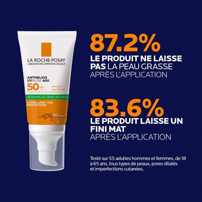 Anthelios Uvmune400 Oil Control Invisible Spf50+ 50ML - LA ROCHE POSAY