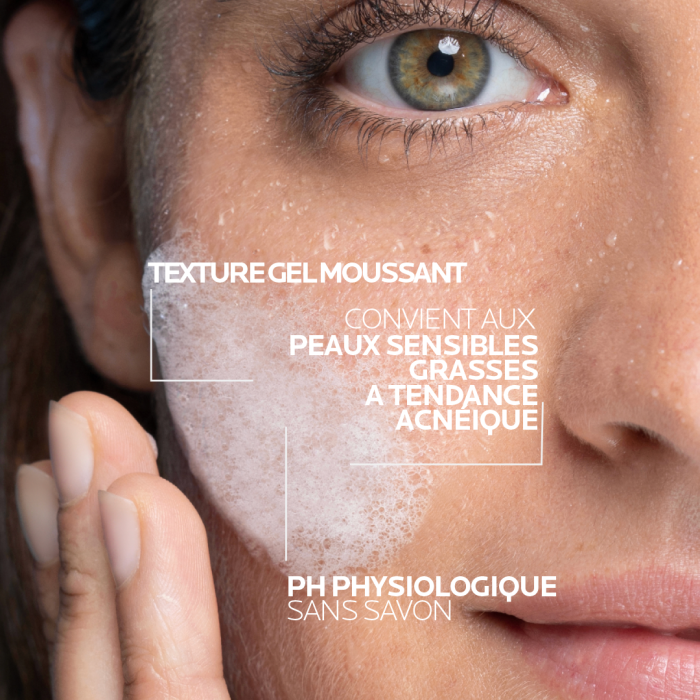 Effaclar Gel Moussant Purifiant Equilibre le Ph de la Peau 300ML - LA ROCHE POSAY