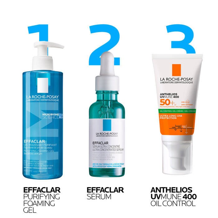Effaclar Gel Moussant Purifiant Peaux Sensibles Grasses 400 ML - LA ROCHE POSAY
