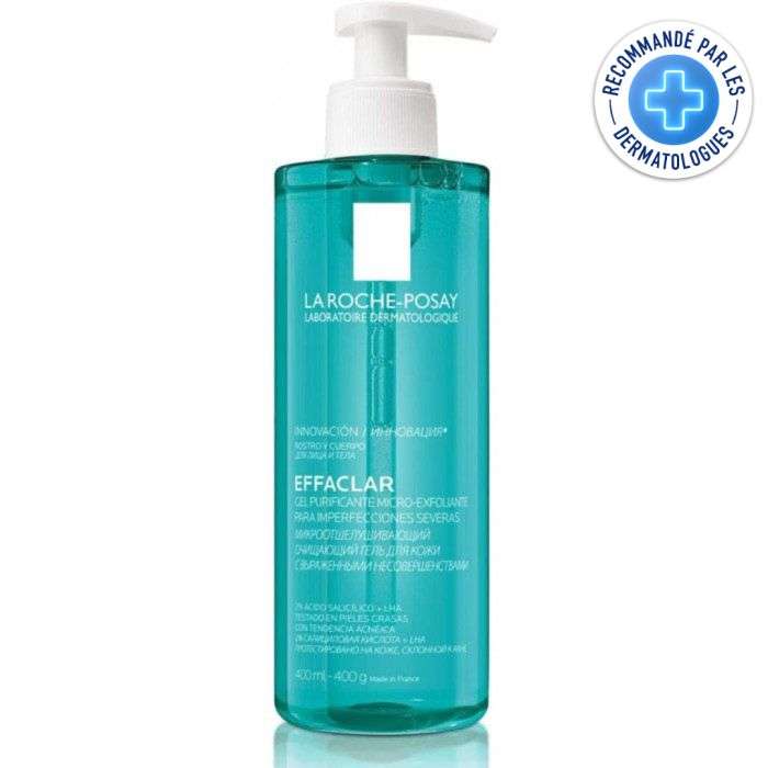 Effaclar Gel Micro Peeling Purifiant 400 ML - LA ROCHE POSAY