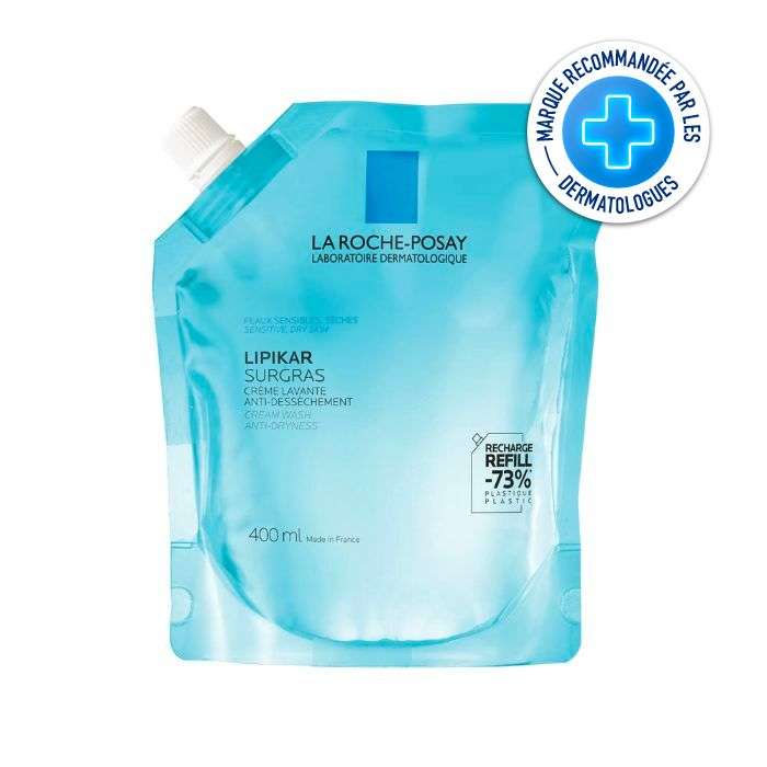 Lipikar Surgras Creme Lavante Recharge 400 ML - LA ROCHE POSAY