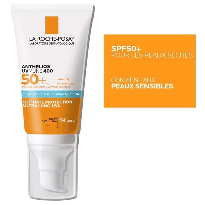 Offre Anthelios Uvmune 400 Creme Hydratante SPF 50+ Invisible 50 ML + Hyalu B5 Serum 10ML Offert - LA ROCHE POSAY