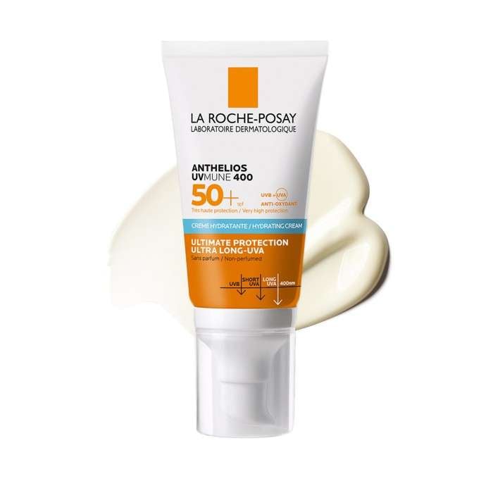 Offre Anthelios Uvmune 400 Creme Hydratante SPF 50+ Invisible 50 ML + Hyalu B5 Serum 10ML Offert - LA ROCHE POSAY