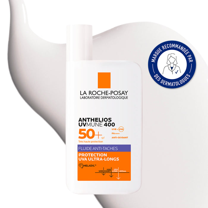 Offre Anthelios Uvmune 400 Fluide Anti Taches Spf50+ 50 ML + Serum Mela B3 10 ML Offert - LA ROCHE POSAY