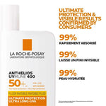 Offre Anthelios Uvmune 400 Fluide Solaire Invisible SPF 50+ 50 ML +hyalu B5 10ML Offert - LA ROCHE POSAY
