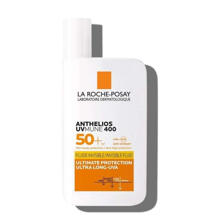 Offre Anthelios Uvmune 400 Fluide Solaire Invisible SPF 50+ 50 ML +hyalu B5 10ML Offert - LA ROCHE POSAY