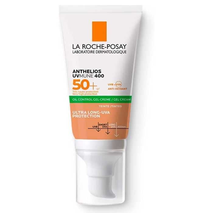 Offre Anthelios Uvmune 400 Gel Creme Oil Control Teinte SPF 50 + Effaclar Gel Moussant 50ML Offert - LA ROCHE POSAY