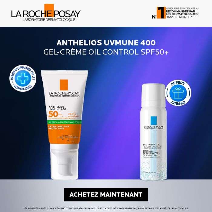 Offre Anthelios Uvmune400 Oil Control Invisible Spf50+ 50ML + Eau Thermale 50ML Offerte - LA ROCHE POSAY