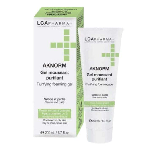 Lca Pharma Aknorm Gel Moussant Purifiant Peaux Grasses 200 ML - LCA-PHARMA