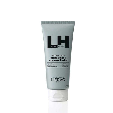 Homme Gel Douche Integrale Corps Visage Cheveux Barbe 200 ML - LIERAC