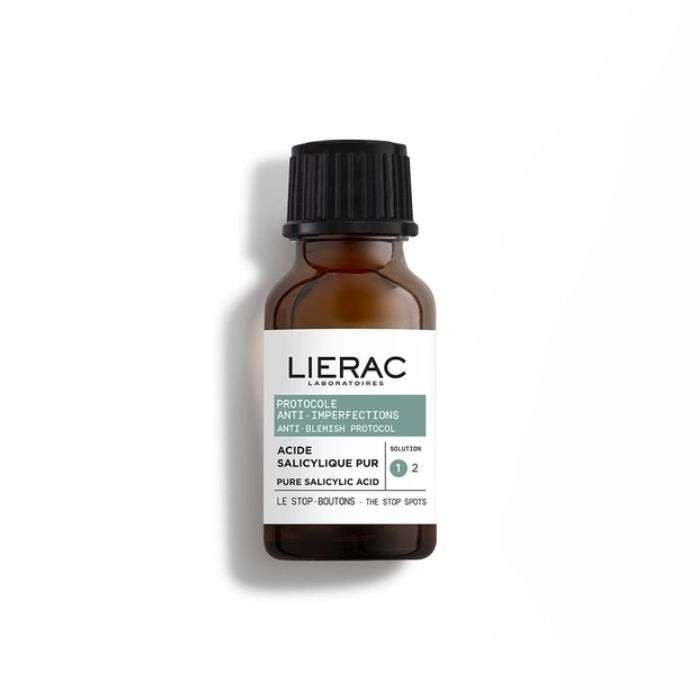 Protocole Anti Imperfections Acide Salicylique Pur le Stop Boutons 15ML - LIERAC