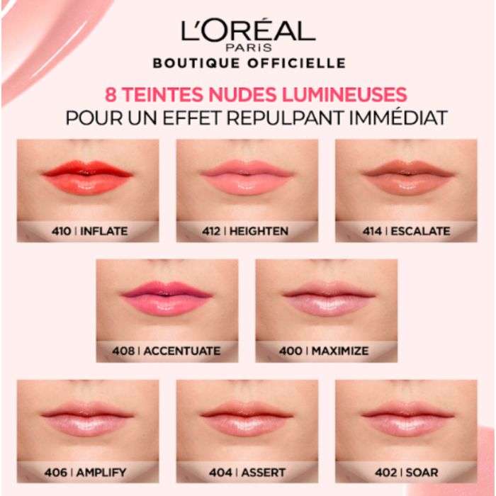 Moisture Gloss Brillant Signature Plump - L'OREAL PARIS