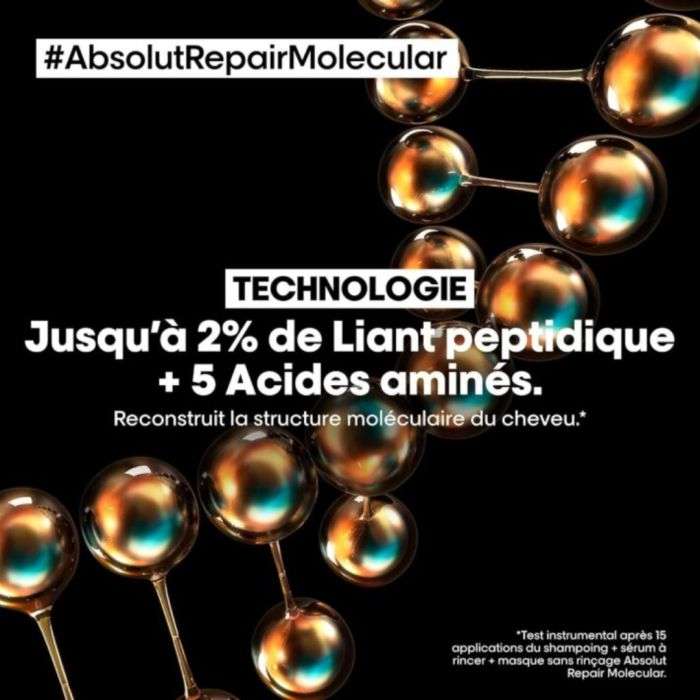 L'oreal Professionnel Absolut Repair Molecular Masque Professionnel sans Rincage 100 ML - L'OREAL PROFESSIONNEL PARIS