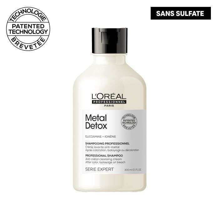 L'oreal Professionnel Metal Detox Shampooing Professionnel sans Sulfate 300 ML - L'OREAL PROFESSIONNEL PARIS