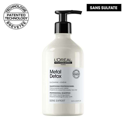 L'oreal Professionnel Metal Detox Shampooing Professionnel sans Sulfate 500 ML - L'OREAL PROFESSIONNEL PARIS