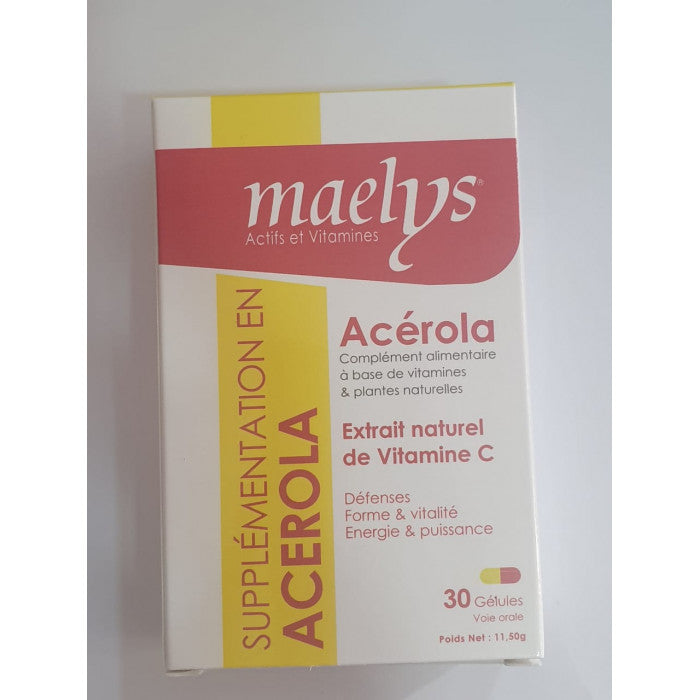 Acerola 30 Gelules - MAELYS