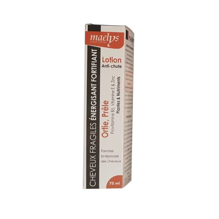 Offre Lotion Anti Chute Cheveux Fragiles Energisant Fortifiant 75 ML + Shampooing Anti Chute 100ML Offert - MAELYS