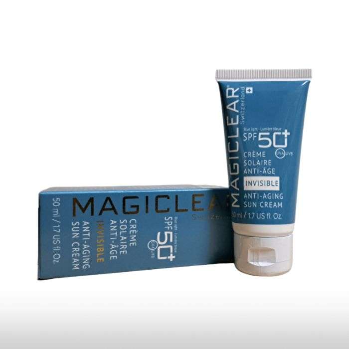 Creme Solaire Anti Age Invisible SPF 50+ 50 ML - MAGICLEAR