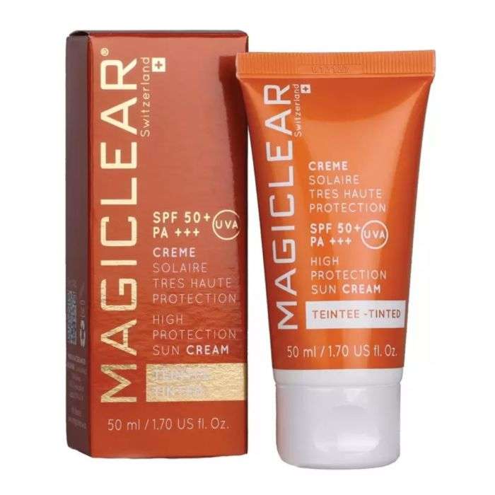 Creme Solaire Anti Age Teintee SPF 50+ 50ML - MAGICLEAR