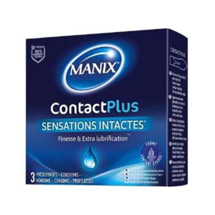 Contact Plus Sensation Intacte 3 Preservatifs - MANIX