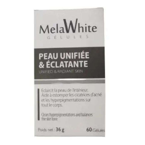 Peau Unifiee et Eclatante 60 Gelules - MELAWHITE