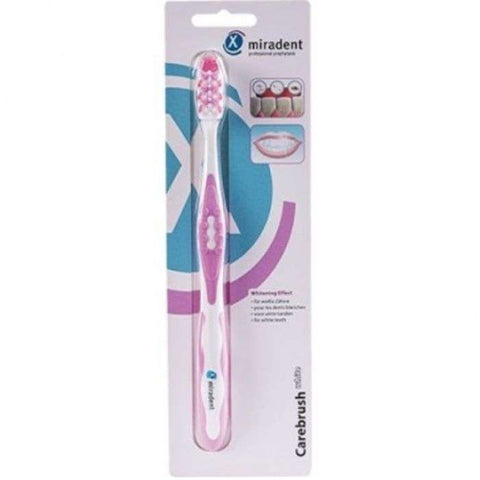 Care Brush Brosse A Dents Eclaircissante Rose - MIRADENT