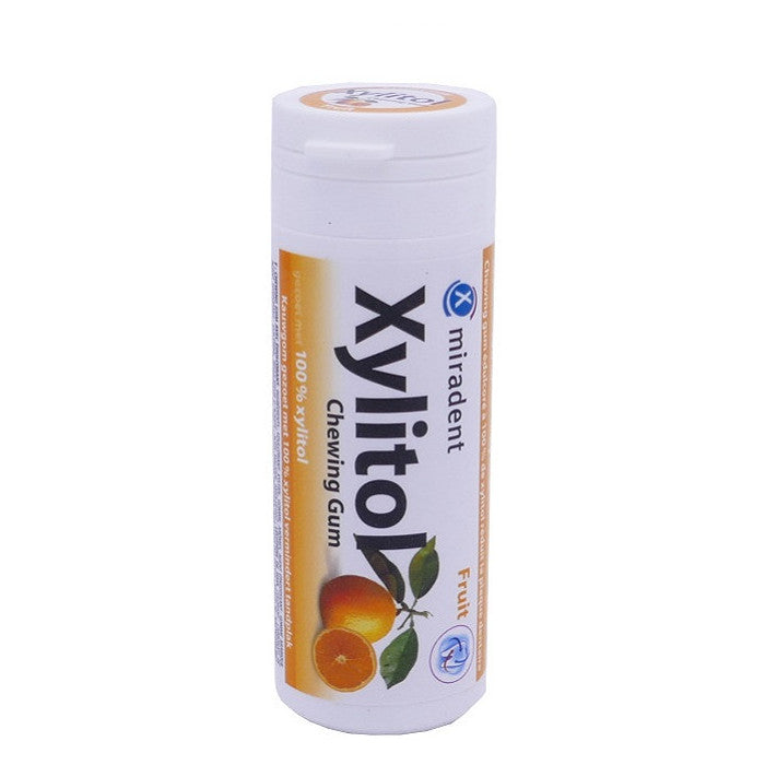 Xylitol Chewing Gum Fruit 30 Pieces - MIRADENT